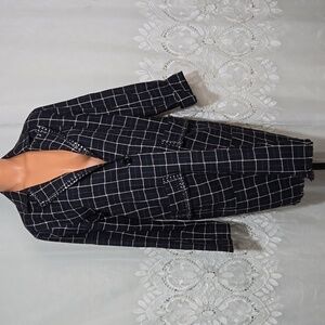 Gimmicks by BKE Long Plaid Blazer Jacket sz Medium NWT